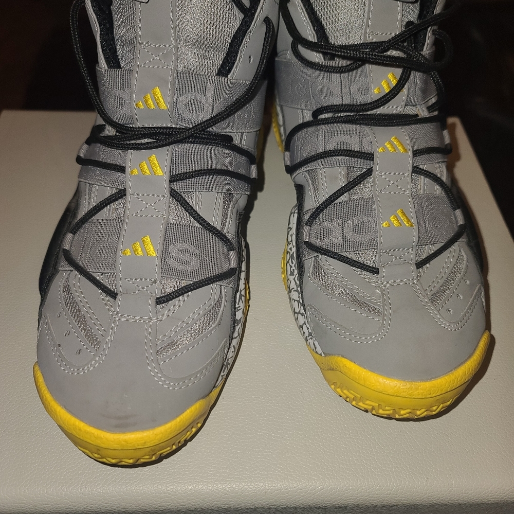 adidas Top Ten 2000 Shift Gray Sun size 8.5 - Picture 3 of 7